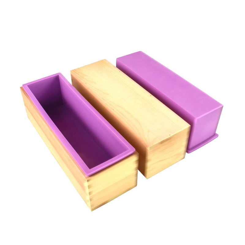 Soap Mold Silicone Loaf - Flexible Silicone Soap Mold Rectangular Loaf