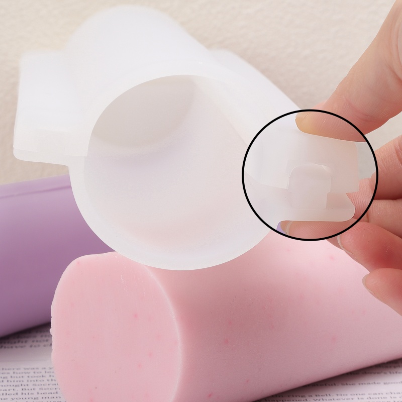 Soap Mold Silicone Loaf - Long Heart Column Silicone Soap Loaf
