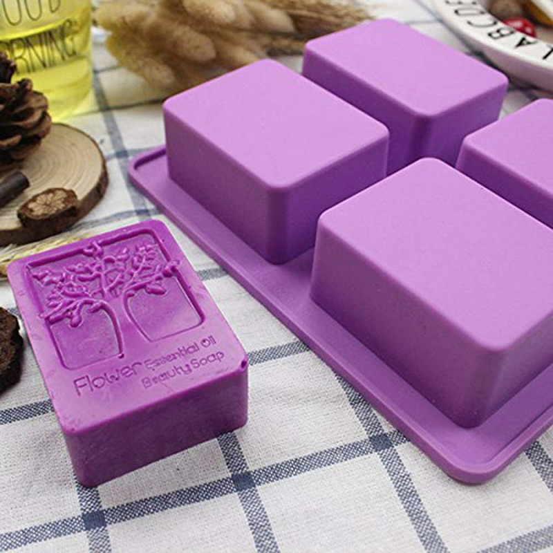 Soap Mold Silicone Loaf - Rectangle Life Tree Silicone Soap Mold