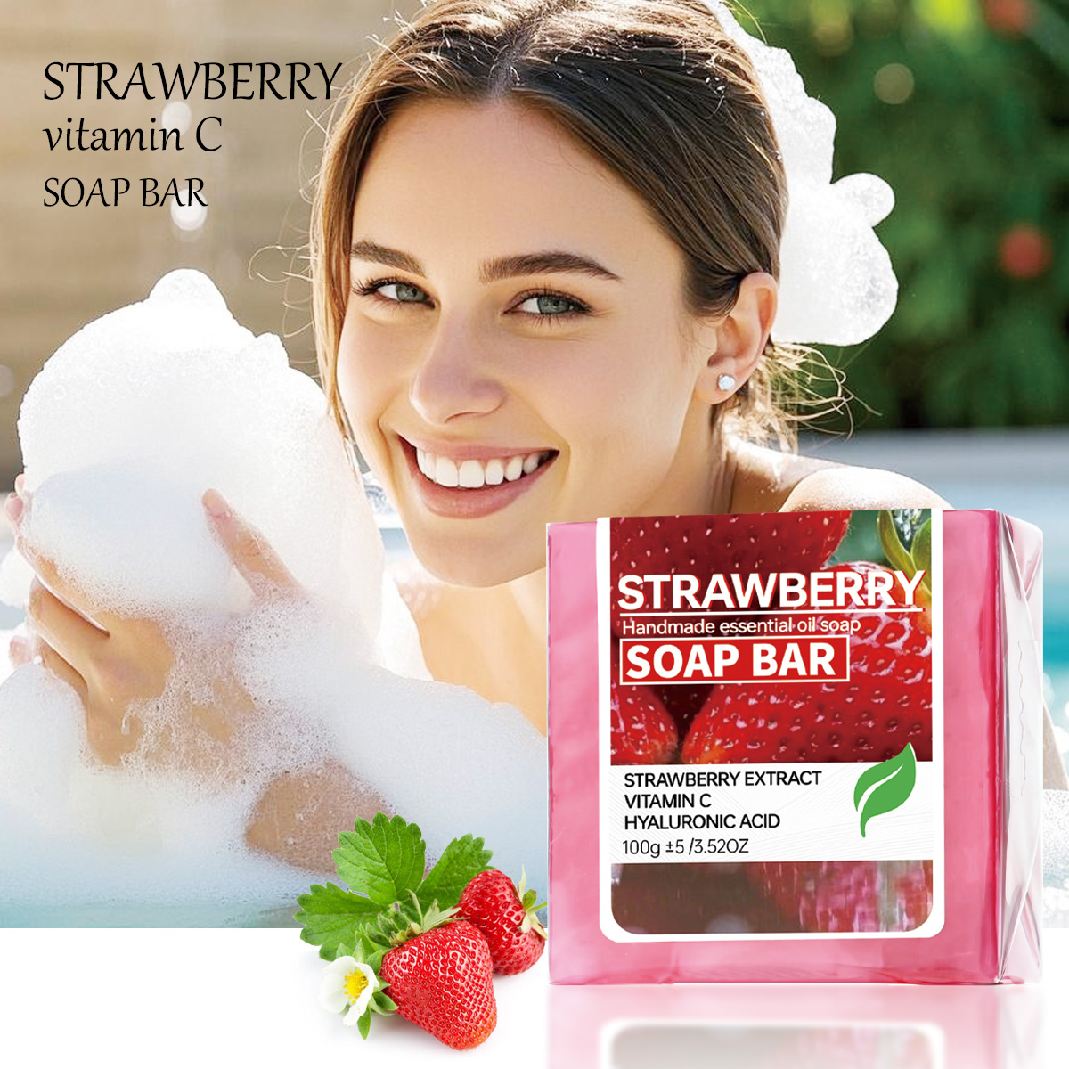 Essential Oil Soap - Strawberry Fruit Jam Puree Essential Oil
