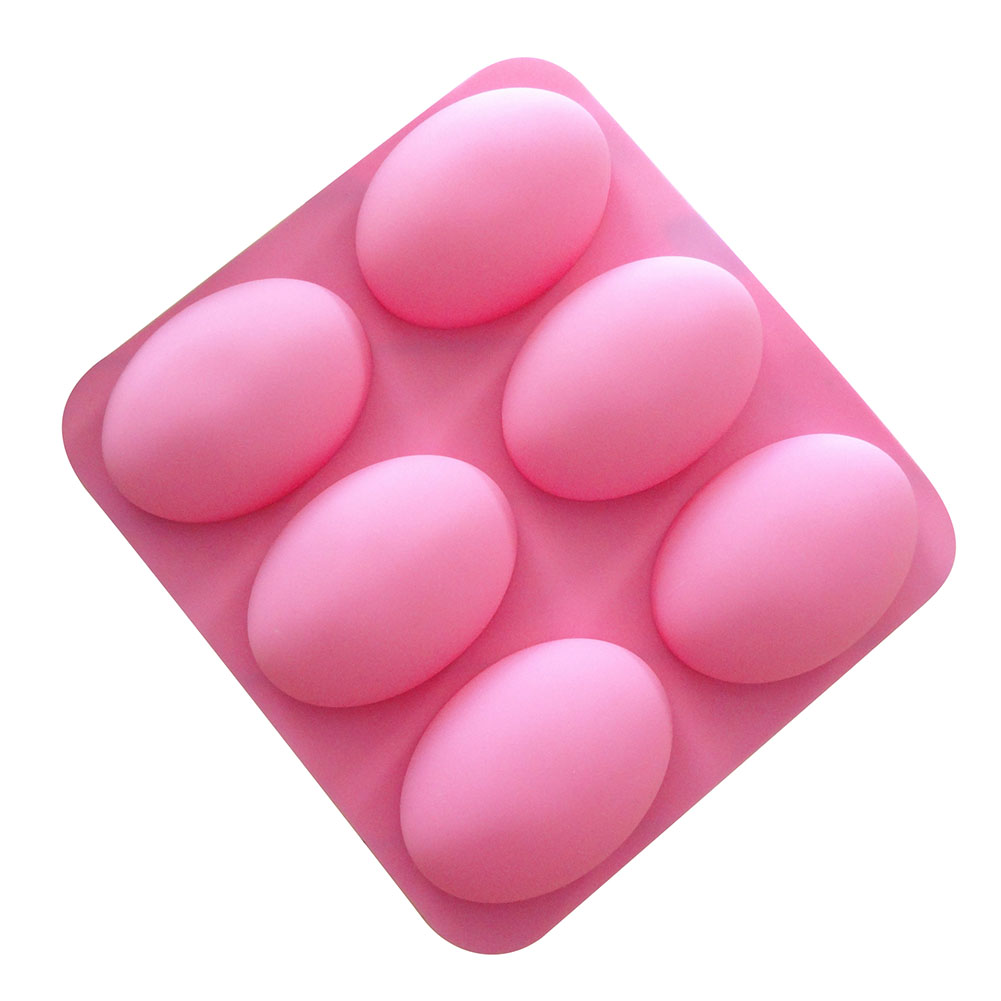 Soap Making Line - 6 Cavities Multifunctional Oval Silicone Soap