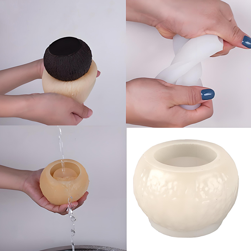 Soap Mold Silicone Loaf - 3D Simulation Coconut Silicone Mold Aromatherapy