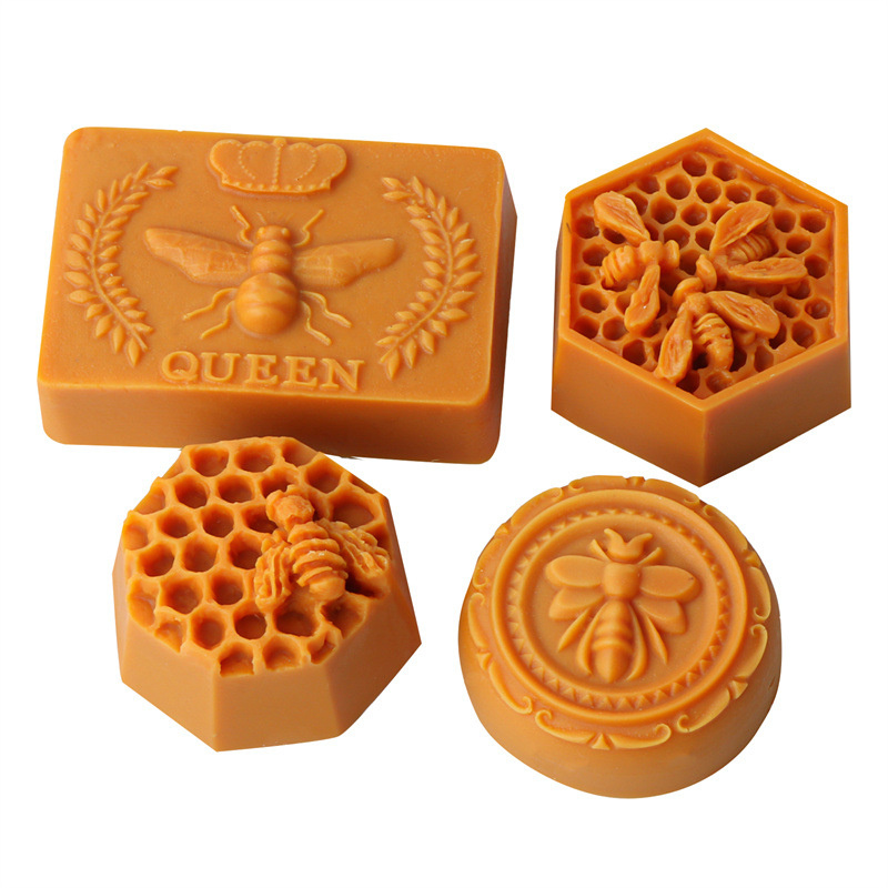 Soap Making Line - 3D Flying Bee Honeycomb Candle Molds