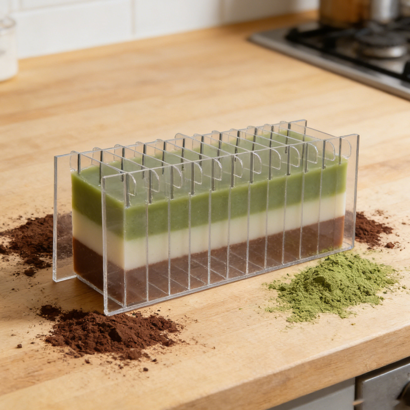 Soap Making Process - Acrylic Soap Divider Board for Silicone