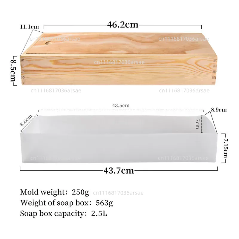 Soap Making Process - Silicone Soap Mold With Wooden Box