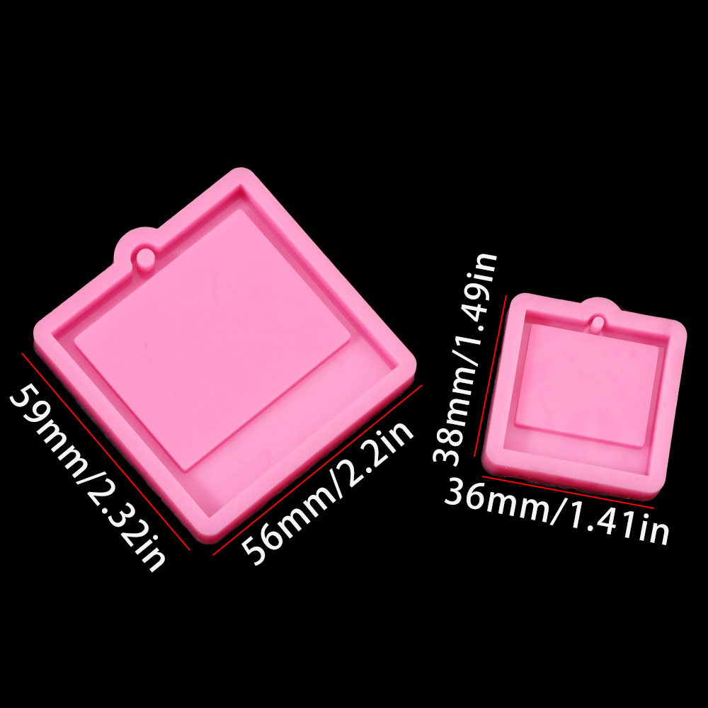 Photo Frame Epoxy Resin Keycha - огляд і ціна Soap Mold Silicone Loaf