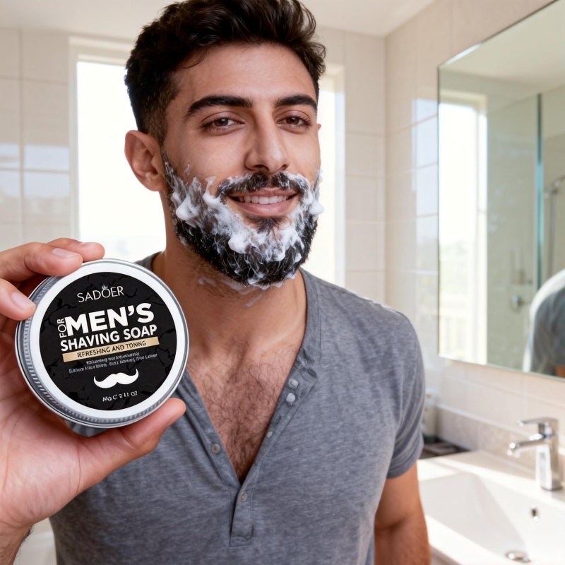 60g Men's Shaving Soap Contain - огляд і ціна Soap Making Oils