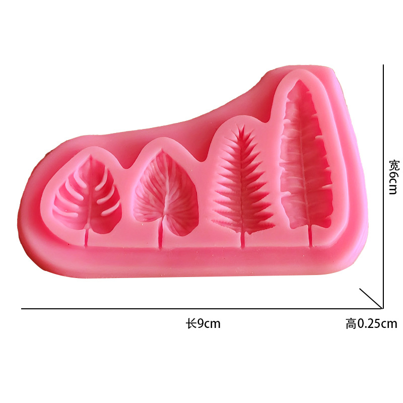 Palm Leaves And Turtle Leaf Si - огляд і ціна Soap Mold Silicone Loaf