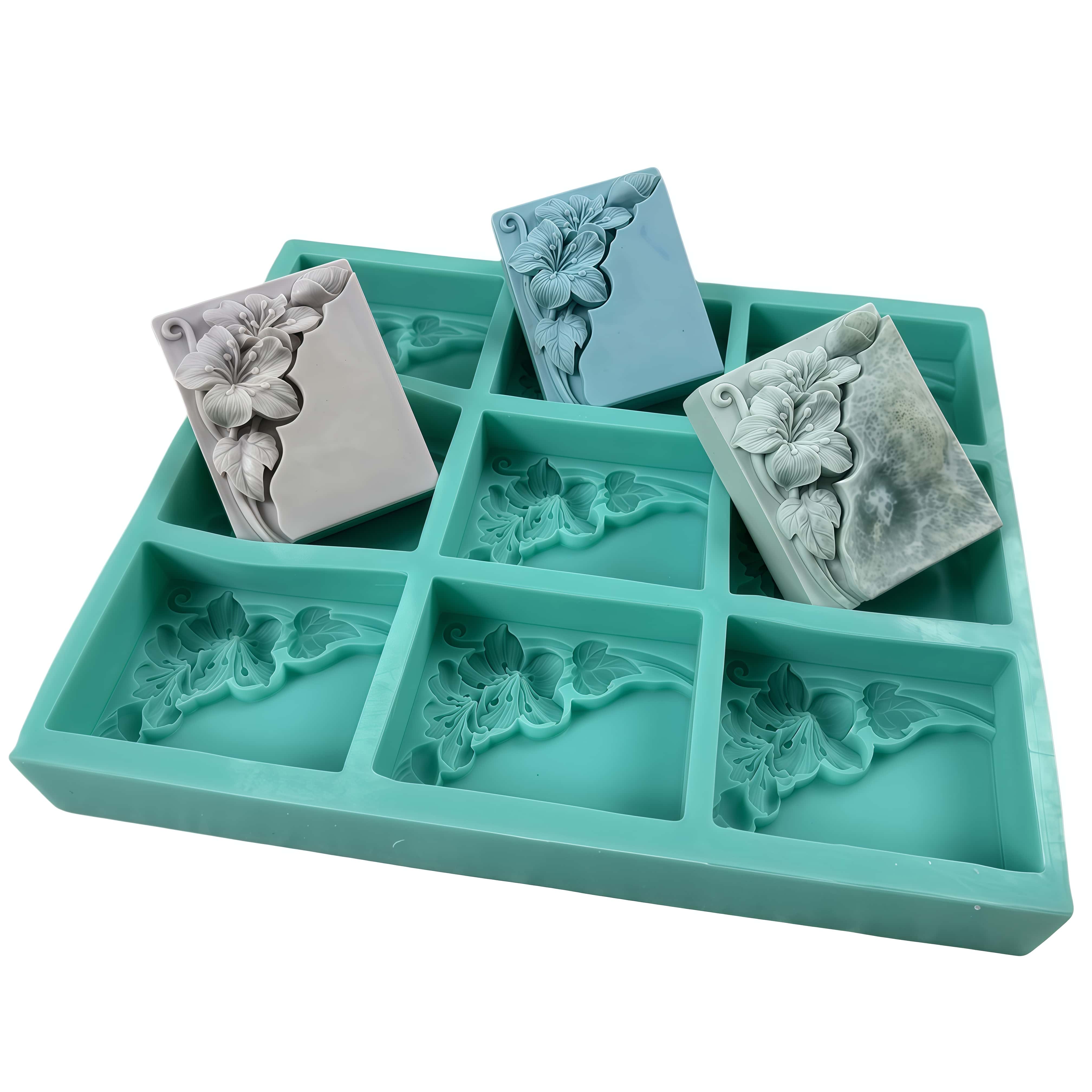 9 Cavities Tung Flower Soap Mo - огляд і ціна Soap Making Line