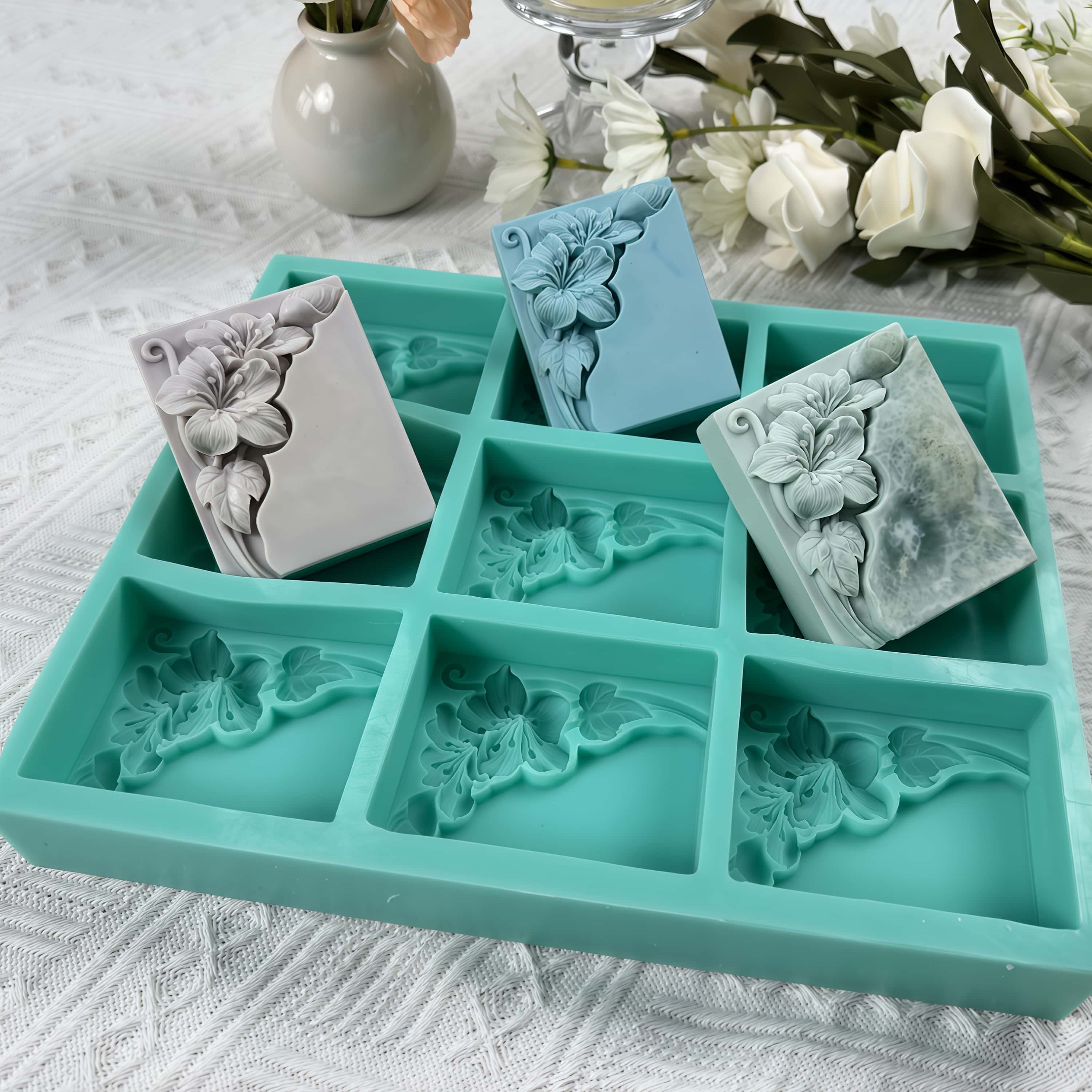 9 Cavities Tung Flower Soap Mo - огляд і ціна Soap Making Line
