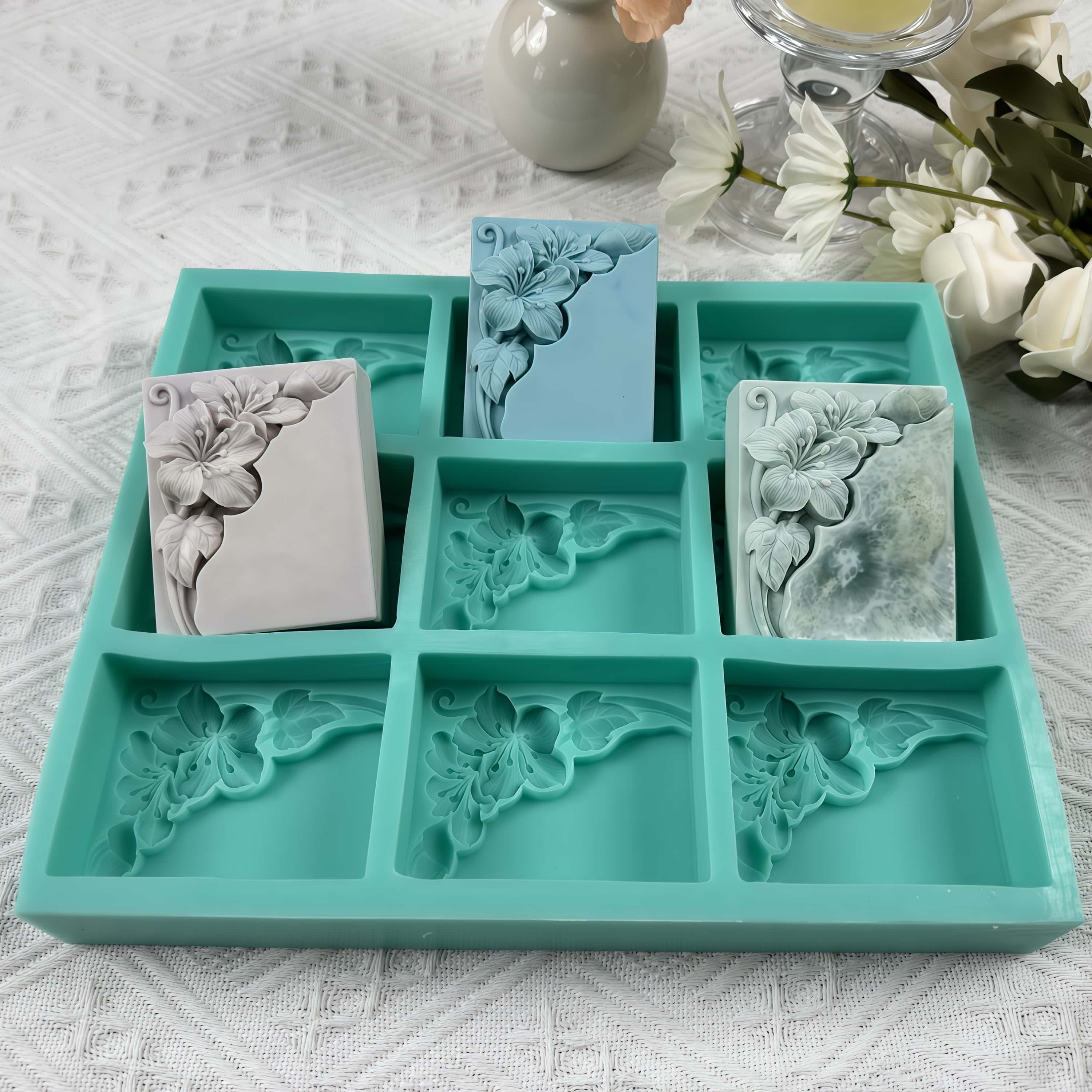 9 Cavities Tung Flower Soap Mo - огляд і ціна Soap Making Line