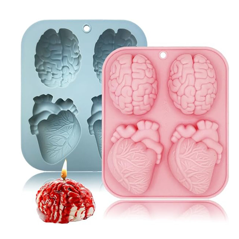 Human Brain And Heart Silicone - огляд і ціна Soap Making Line