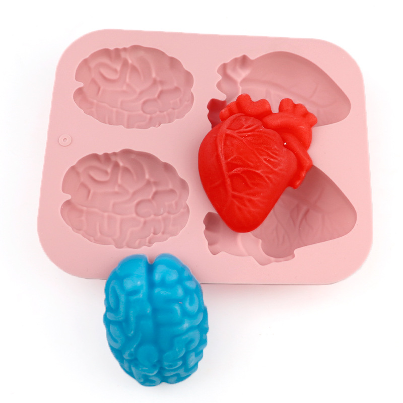 Human Brain And Heart Silicone - огляд і ціна Soap Making Line