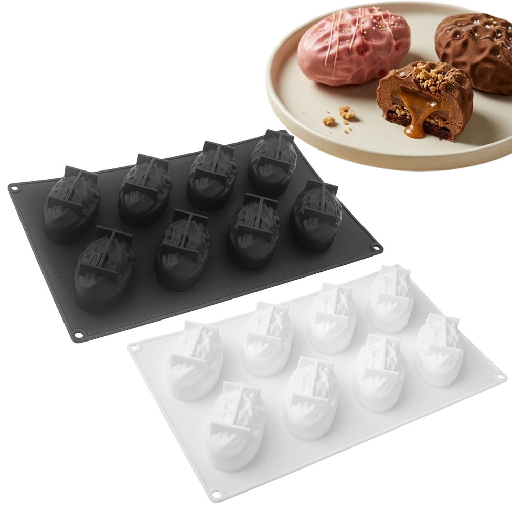 3 or 8-Cell Date Palm Design F - огляд і ціна Soap Mold Silicone Loaf