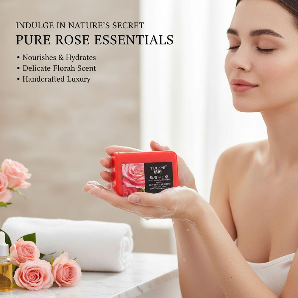 Rose Essential Oil Soap Moistu - огляд і ціна Essential Oil Soap