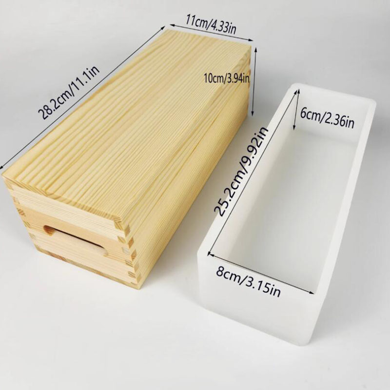 Natural Wood Frame Soap Mold,  - огляд і ціна Soap Making Process