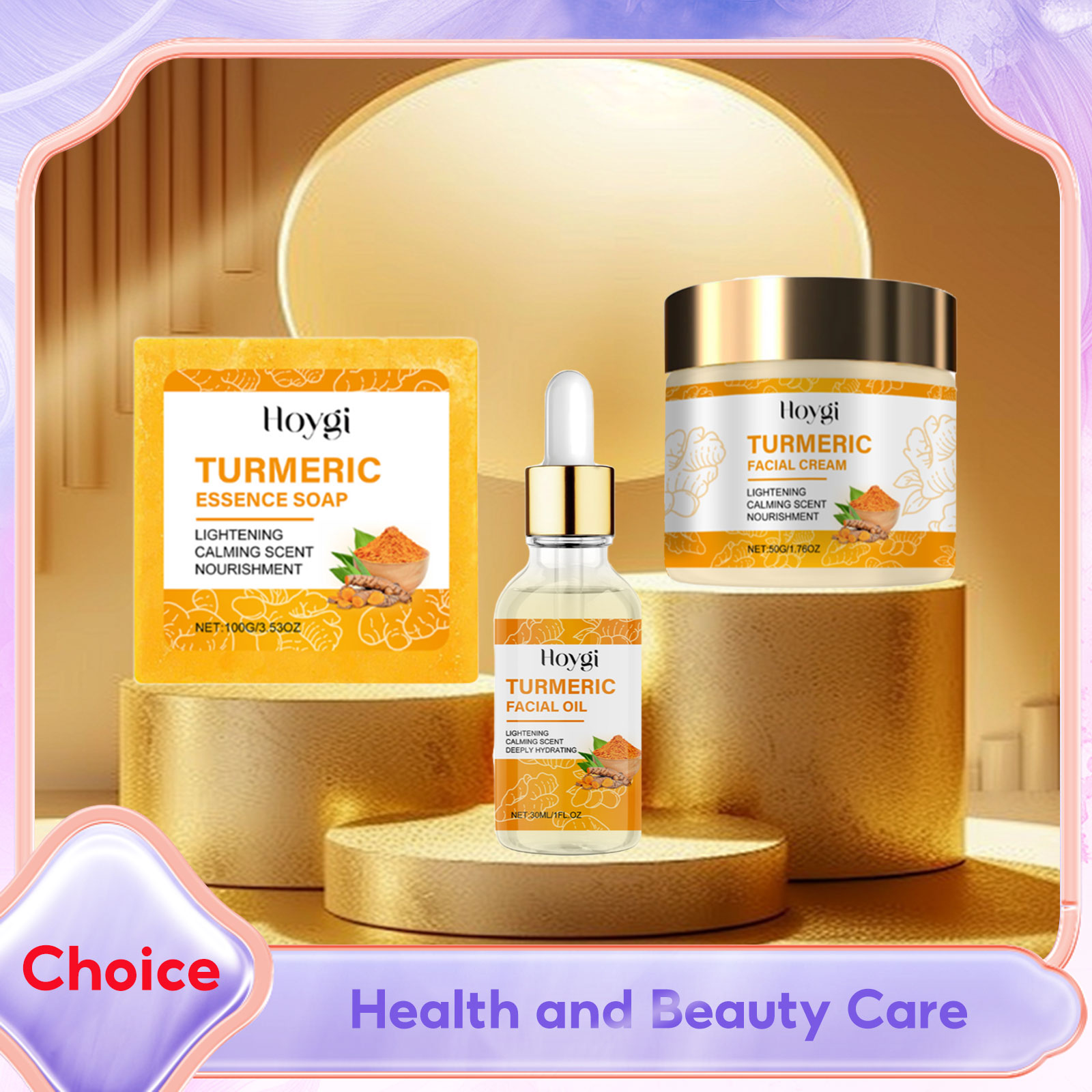 Turmeric Skincare Set Body Soa - огляд і ціна Essential Oil Soap
