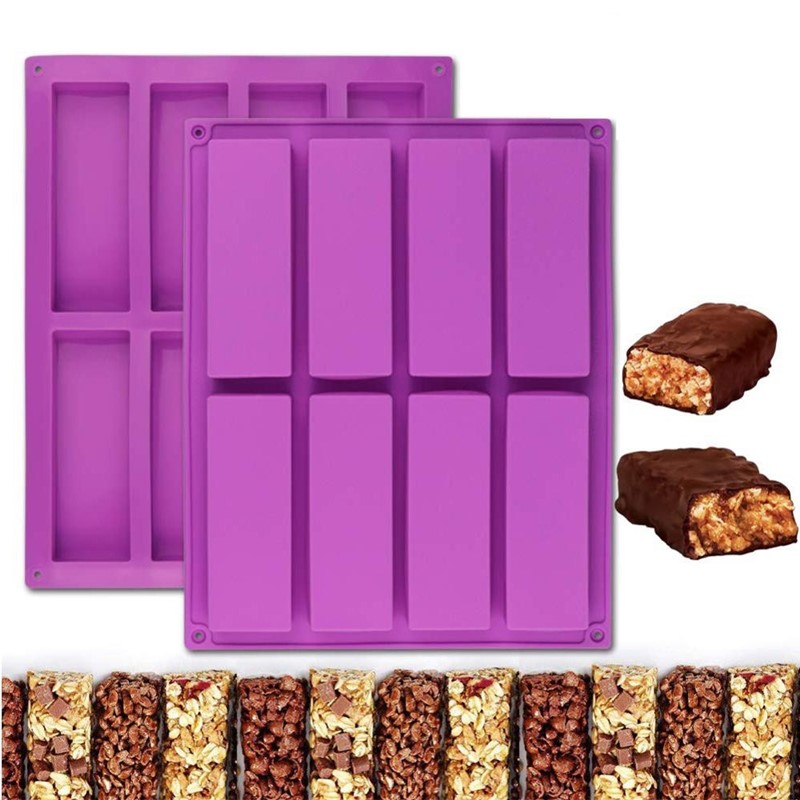 8 Cavity Rectangle Silicone Ca - огляд і ціна Soap Mold Silicone Loaf