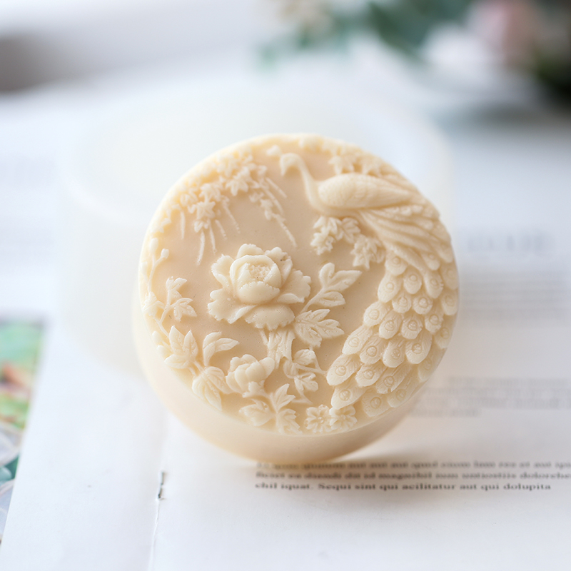Peacock Flower Pattern Silicon - огляд і ціна Soap Making Line