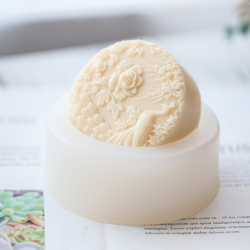 Peacock Flower Pattern Silicon - огляд і ціна Soap Making Line